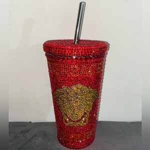 Versace Medusa Studded Travel Cup